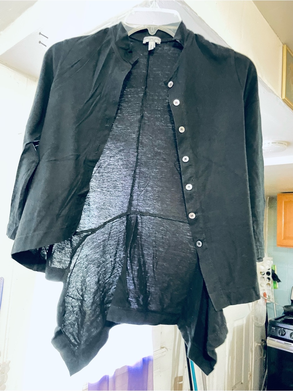 Black cardigan